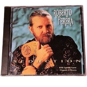 Roberto‎ Perera Seduction CD 1994 Latin Jazz Harp Paquito D' Rivera Heads Up